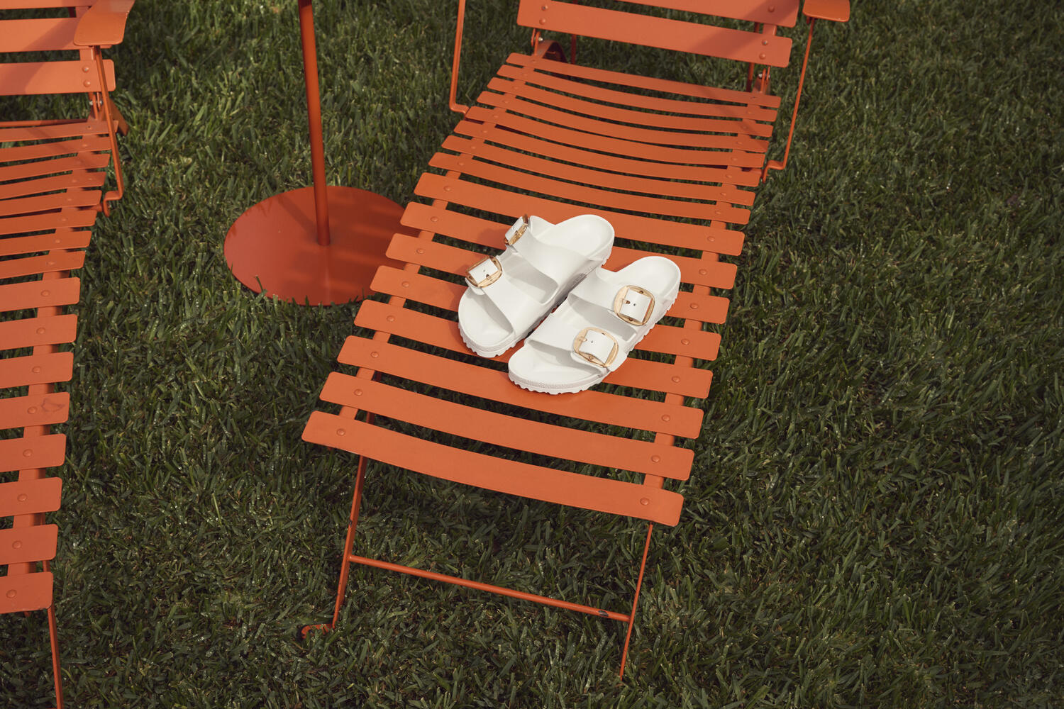 Arizona Big Buckle EVA sandaler - Eggshell